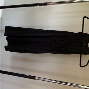 Halter style LBD with ruffle details